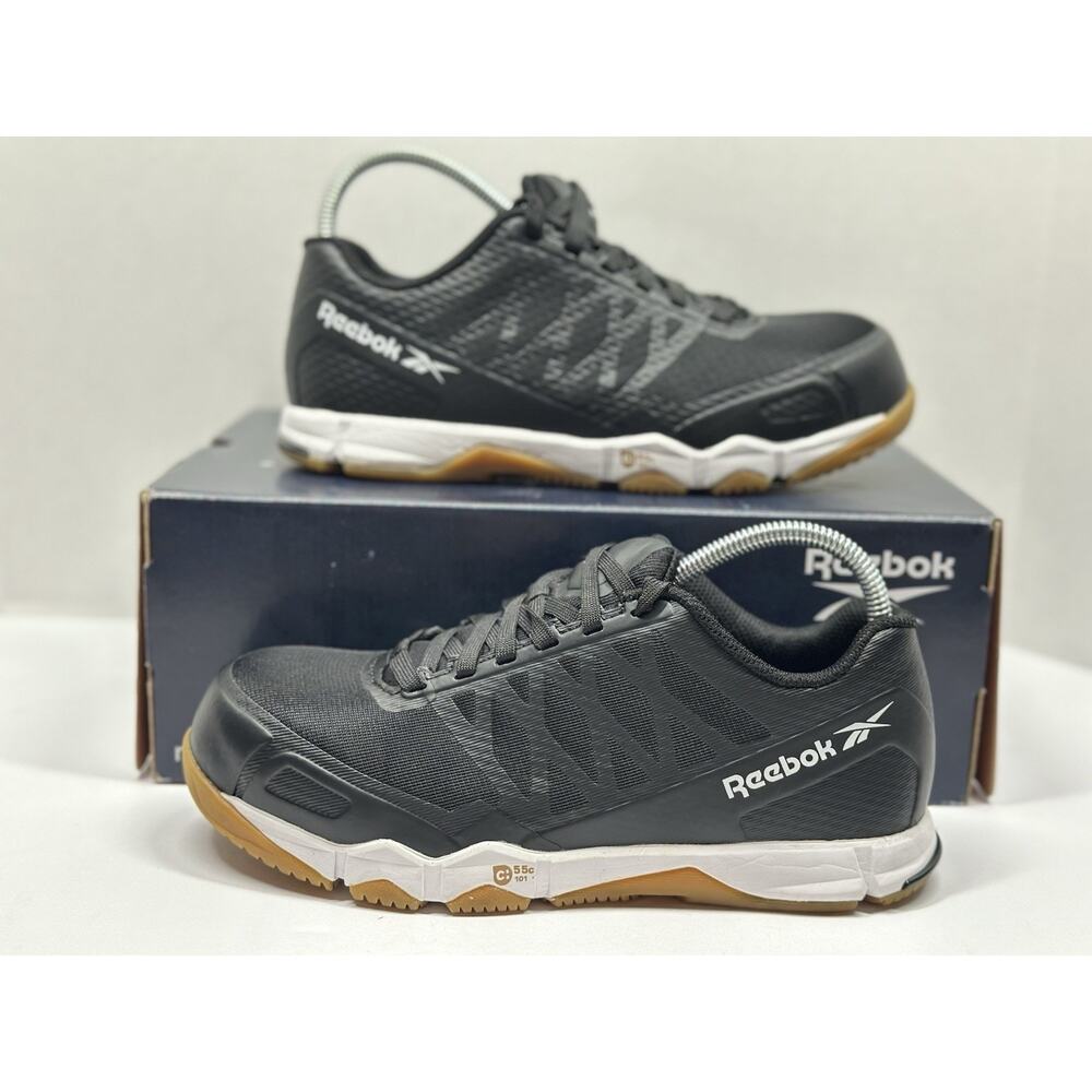 Reebok Womens Speed TR B/W Work & Safety Shoes Size 6 Wide ASTM F2413 M/I/C EH